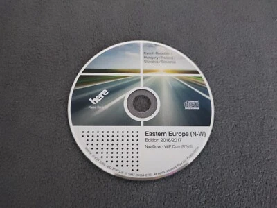 CD Navigation RT4 RT5 Tschechien Polen Ungarn SLO SLK 2016/2017 Peugeot Citroën - Bild 1 von 4