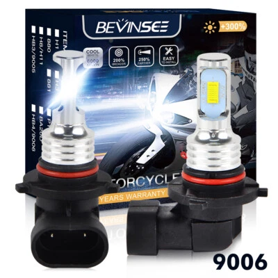 9006 HB4 LED Faros Motocicleta Bombillas Para Yamaha Stratoliner 2006-2012 6000K Foto 1 de 4