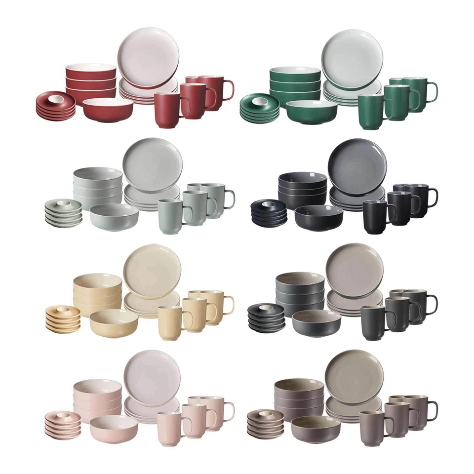 Ritzenhoff & Breker Jasper Frühstücksset 16-teilig Becher Eier Teller Schale - Bild 1 von 1