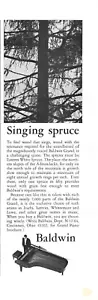 1965 Phoenix Arizona & Baldwin pianoforte a coda stampa d'epoca pubblicità inverno caldo canto - Foto 1 di 1