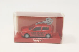 HO 1:87 Herpa Volkswagen VW Polo Rapid Service Vehicle Car Red - Picture 1 of 8