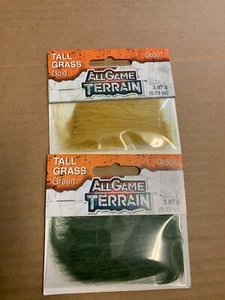 2 Pack Woodland Scenics All Game Terrain Tall Gold & Green Grass Gaming - Picture 1 of 2