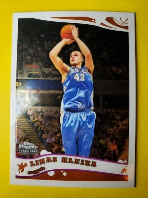 LINAS KLEIZA - RC ROOKIE #175 DENVER NUGGETS - MISSOURI - 2005-06 TOPPS CHROME - Image 1 of 3