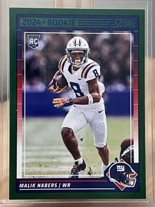 2024 Score - Rookies Malik Nabers #306 Green (RC) - Bild 1 von 6