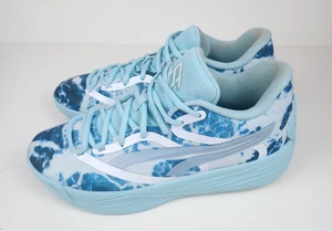 Puma Stewie 2 Wasserbasketballschuhe Damen 9,5 Sneaker Aqua Blau - Bild 1 von 12