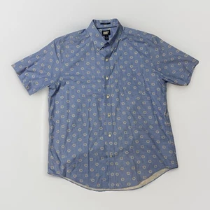 Camisa corta Lands' End para hombre talla L (16-16 1/2) ajuste tradicional sin sarga de hierro - Imagen 1 de 8