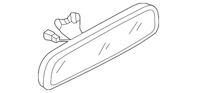 Подлинное внутреннее зеркало Volkswagen 1K0-857-511-E-9B9 - Изображение 1 из 2