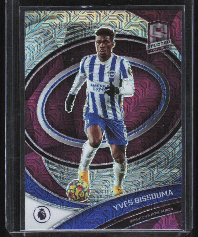 2021 Panini Chronicles Spectra Premier League Purple Mojo Yves Bissouma Brighton - Image 1 of 2