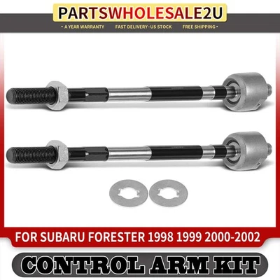 2x Front Inner Side Steering Tie Rod End for Subaru Forester 1998 1999 2000-2002 - image 1 of 4