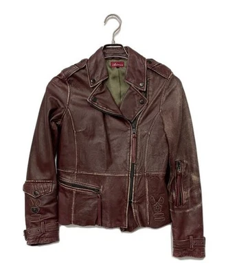 Jaqueta de couro AVIREX marrom 6271003 - Imagem 1 de 4
