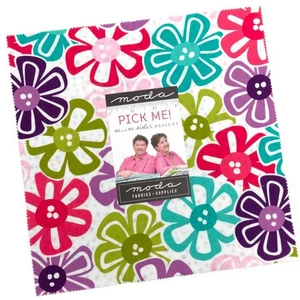 Pick Me! Moda Layer Cake, 42 100% Cotton 10-inch Precut Quilt Squares - Picture 1 of 6