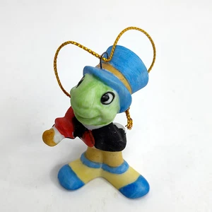 Jiminy Cricket Christmas Ornament Bone China Japan Walt Disney Productions 2" T - Picture 1 of 6