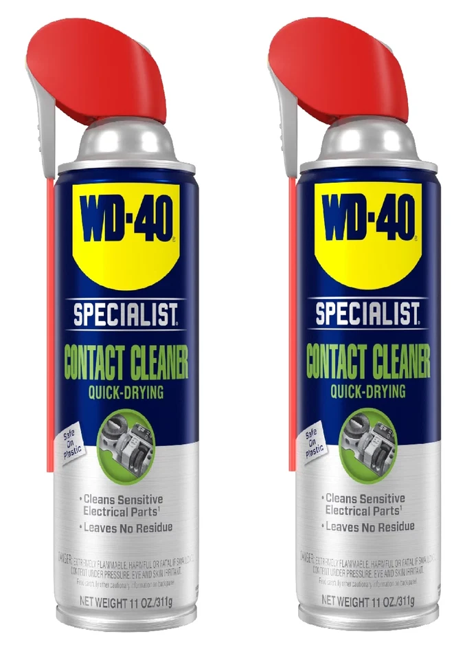 Limpiador de contactos eléctricos WD-40 Specialist, 11 oz, paquete de 2 Foto 1 de 1