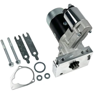 Black High Torque Mini Starter Small & Big Block Chevy 153 168 Tooth Compatible - Picture 1 of 7