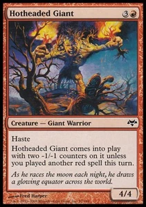 Hotheaded Giant - Light Play MTG Eventide - Picture 1 of 1