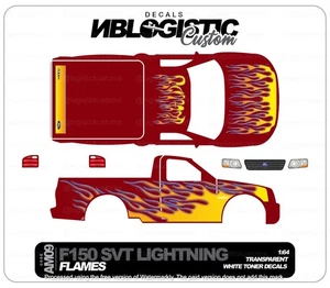 '99 Ford F-150 SVT Lightning Custom WaterSlide Decal for Hot Wheels 1/64 01 - Bild 1 von 4