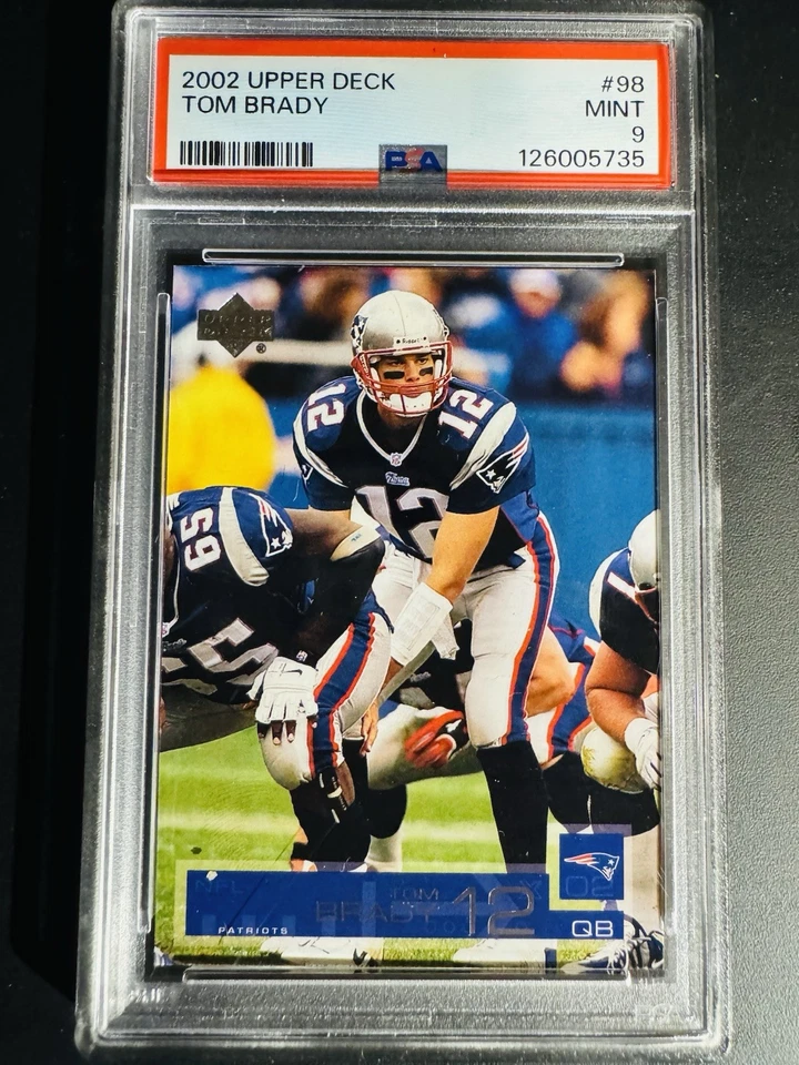 2002 Upper Deck - Tom Brady #98 - Imagem 1 de 2