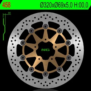 NG 458 Disque de frein flottant AV moto Suzuki GSX-R 600/750/1000 GSX 1300/1400 - Imagen 1 de 1