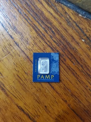 PAMP Suisse Lady Fortuna 1-Gram Fine Platinum Bar - 999.5 Sealed Assay - Image 1 of 4