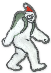 PDW Xmas Yeti Chenille Morale Patch Prometheus Design Christmas Holiday - Bild 1 von 1