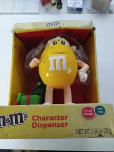 COLLECTIBLE (2017) M&M Yellow Peanut Character Dispenser Lights Music Works - Picture 1 of 1