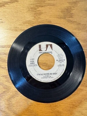PAUL ANKA - YOU'RE HAVING MY BABY / PAPA - 7" 45 RECORD UNITED ARTISTS - Image 1 of 2