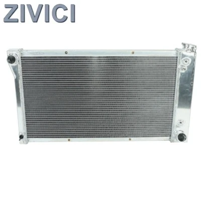 Radiador de 3 filas para Chevrolet G10 G20 G30 1968-1971 base de furgoneta, 4,1 L L6 CC367 aluminio Foto 1 de 4