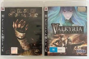 Dead Space/Valkyria Chronicles - Playstation 3 (PAL) Complete With Manuals - Picture 1 of 6