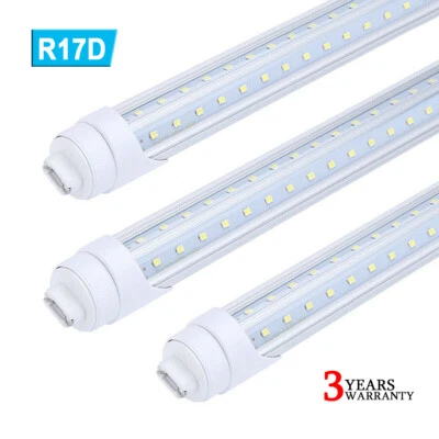 T8 8FT R17D HO Led Tube Light 45W 65W 90W 8' Led Bulb 8Foot Led Shop Light 6000K - Image 1 of 4