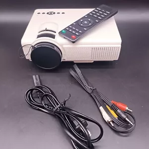 Tenker Q5 Mini White High Quality Portable HDMI USB Home Theater Projector - Picture 1 of 8