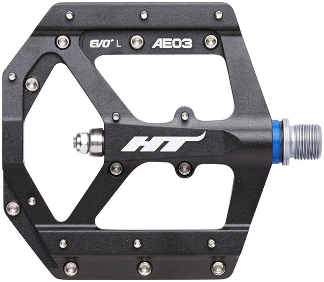 Pedales HT Components AE03 (EVO+) - Plataforma, Aluminio, 9/16", Negro Foto 1 de 1