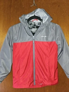 Eddie Bauer lightweight 3-in-1 kids Winter Jacket Red/gray 7/8 - Picture 1 of 6