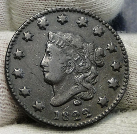 1822 Penny Coronet Large Cent Cover