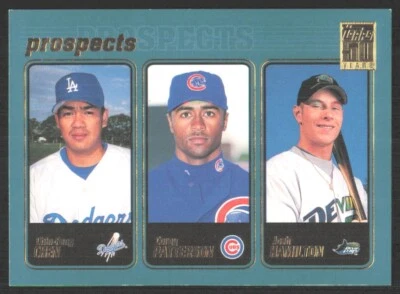 2001 Topps Chin-Feng Chen/Patterson/Josh Hamilton #362 - Изображение 1 из 2