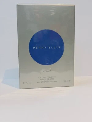 PERRY ELLIS (Azul) Pour Homme 3,4 oz Eau De Toilette Spray Masculino, 100% AUTÊNTICO, LACRADO, - Imagem 1 de 3