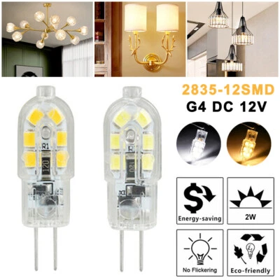 G4 LED Bulb AC/DC 12V JC G4 Bi Pin Bulb 20W Halogen Bulb Replacement Warm /White - Image 1 of 4