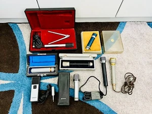 Vintage Mikrofon Konvolut, VEB, AEG, Grundig, Sennheiser, Gefell, Sanyo - Bild 1 von 12