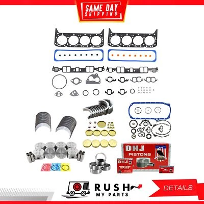 Kit de reconstrução de motor 87-93 para Buick Cadillac Brougham 5.0L V8 OHV 16v DNJ EK3109D - Imagem 1 de 4