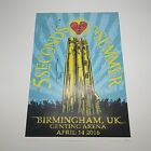 5 Seconds of Summer Signed Concert Poster Birmingham Genting Arena 14/4/2016