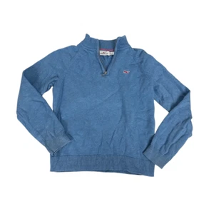 Vineyard Vines Girls Tide Blue 1/4 Zip Pullover Sweater Small 7-8 - Picture 1 of 7