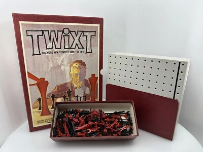 TWIXT Ingenious New Strategy Game For Two 3M Bookshelf Games 1962 Complete  - Image 1 of 4