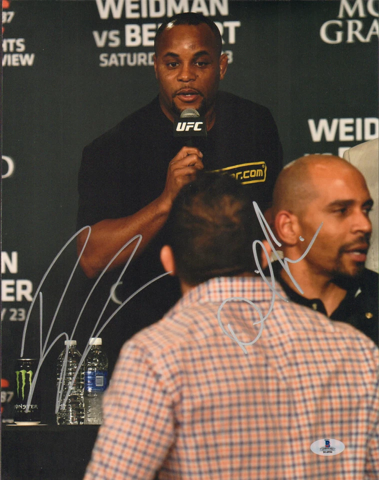 DANIEL CORMIER RYAN BADER SIGNED AUTO'D 11X14 PHOTO BAS COA UFC TUF 8 144 192 B - Image 1 of 1