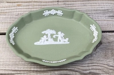 Wedgewood Jasperware Green Sweet Dish - image 1 of 4