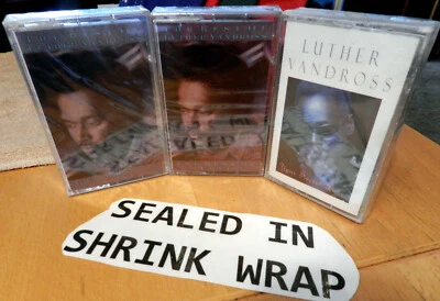  Luther Vandross Cassettes Best Of Love & Your Secret Love 3 Cassette Lot SEALED - Image 1 of 4