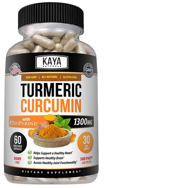 The Vitamin Shoppe Turmeric Supplement Capsule - KNT60 (60 Count)