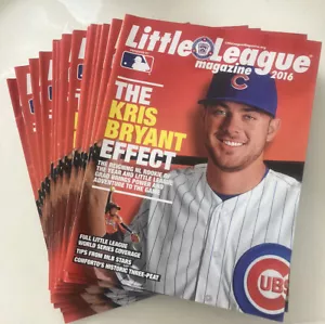 Poster Superstar 2016 Little League Magazine Kris Bryant Chicago Cubs anno WS - Foto 1 di 2