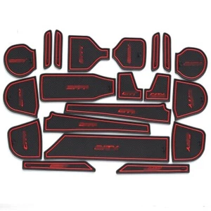 Auto Rutschfest Tür Slot Matte für Honda City 2014 2015 2016 Tor Rille Pad Panel - Bild 1 von 2