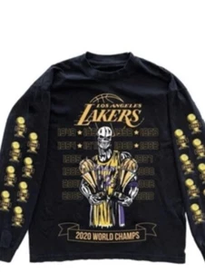 Warren Lotas Lakers Championship King Sleeve Tee XL Limited Sold Out - Picture 1 of 4