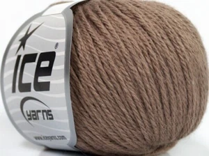 6-Skein Lot Baby Merino DK Yarn wool 6x50g/100m Rose Brown - Picture 1 of 4