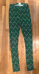 Old Navy Christmas Pj Pajama Bottoms NWOT Green Red Size 14 100% Cotton New - Picture 1 of 6